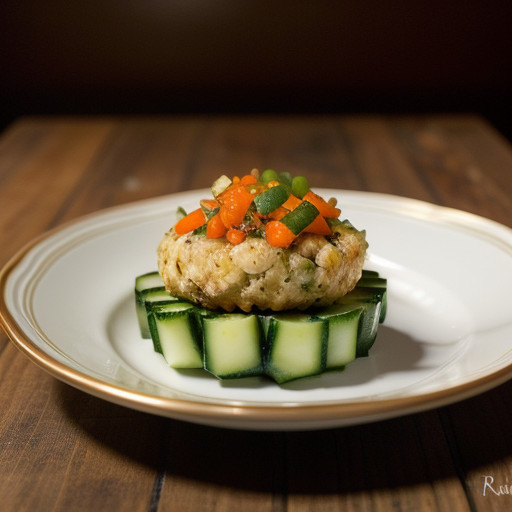 Jumbo Lump Crabcakes, Cucumber Carrot Salad and Chipotle recipe image