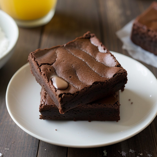 Kahlua Fudge Brownies recipe image