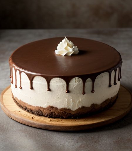 Kahlua Milk Chocolate Cheesecake recipe image