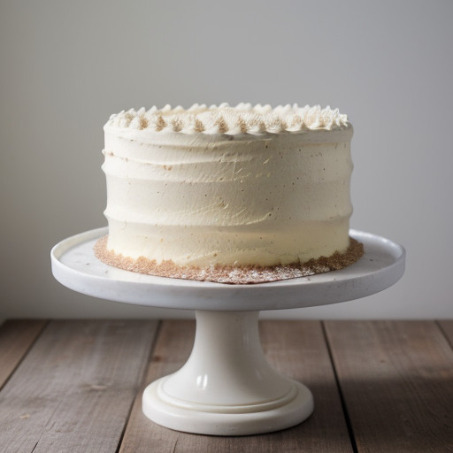 Kahlua White Chocolate Valentine Cake recipe image
