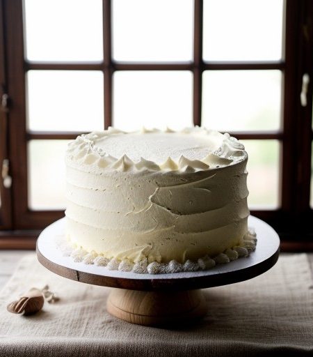 Kahlua White Chocolate Valentine Cake recipe image