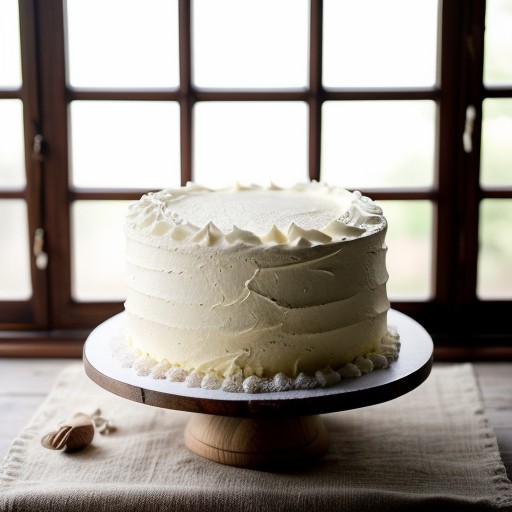 Kahlua White Chocolate Valentine Cake recipe image