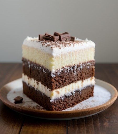 Kahlua White Russian Cake recipe image