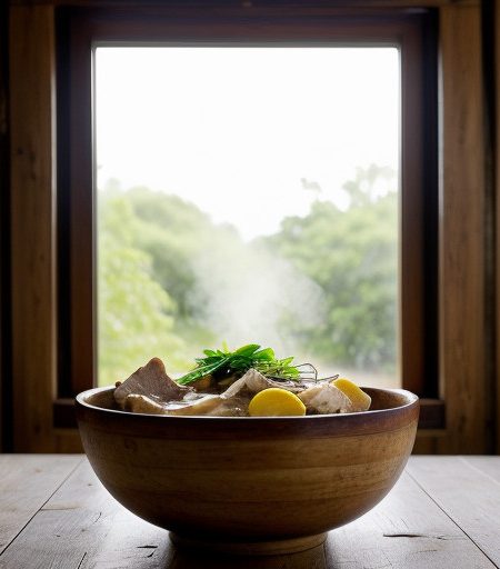 Kai Tom Khing (Chicken Soup With Lemon & Ging recipe image