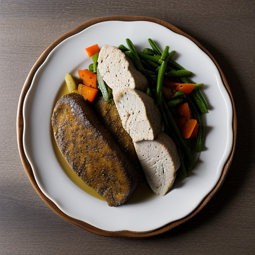 Kalbsschnitzel Mit Feinen Gemusen (Veal Rounds / Vegetables recipe image