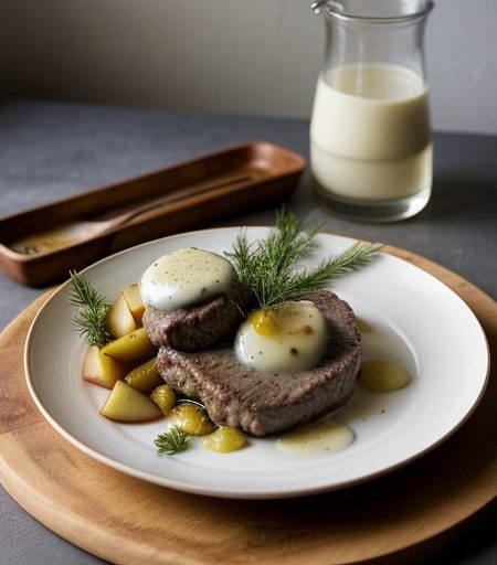 Kalbsschnitzel Mit Joghurt (Veal Steaks With Y recipe image
