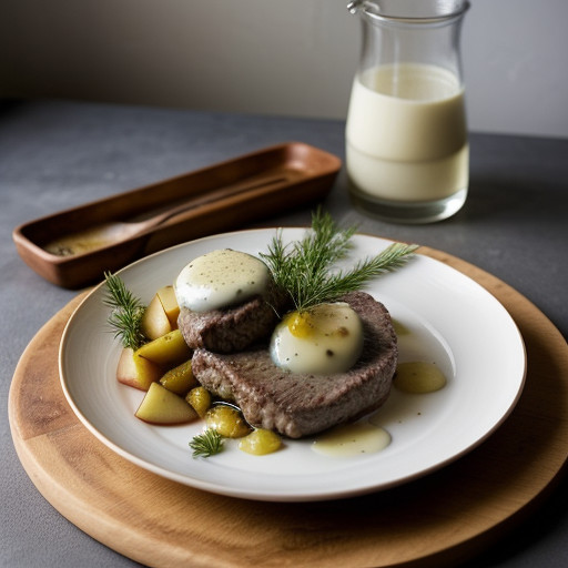 Kalbsschnitzel Mit Joghurt (Veal Steaks With Y recipe image