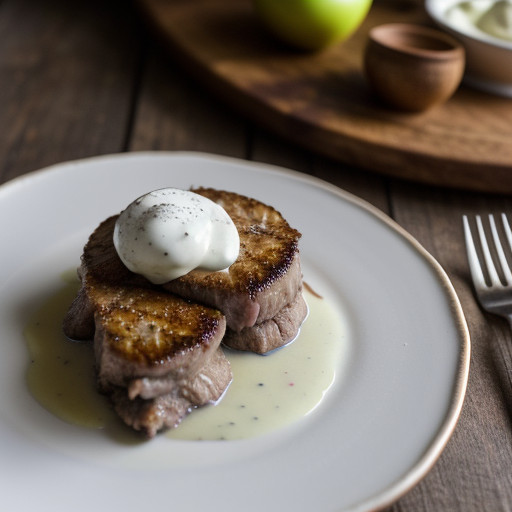 Kalbsschnitzel Mit Joghurt (Veal Steaks With Yogurt recipe image