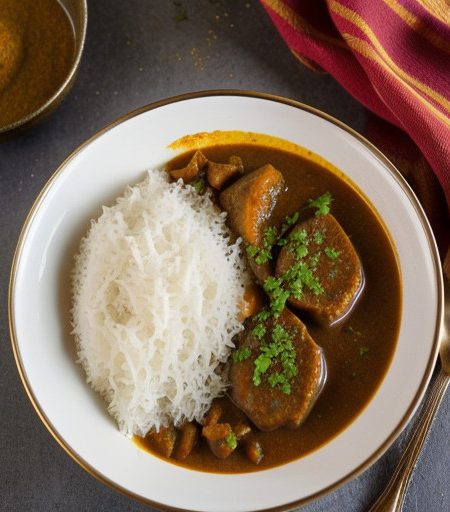 Kalbsschnitzel in Currysosse (Veal Steaks in Curry Sauce recipe image
