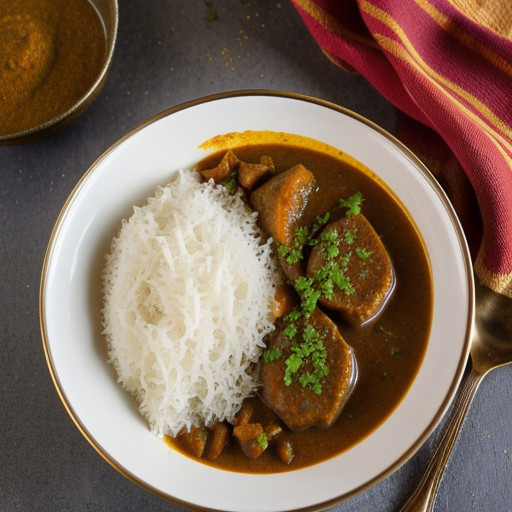 Kalbsschnitzel in Currysosse (Veal Steaks in Curry Sauce recipe image