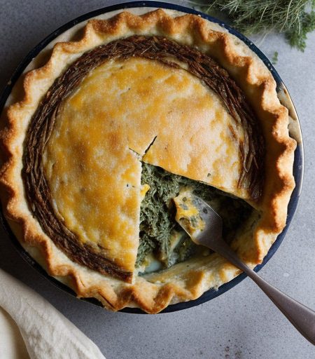 Kale & Leek Pie recipe image
