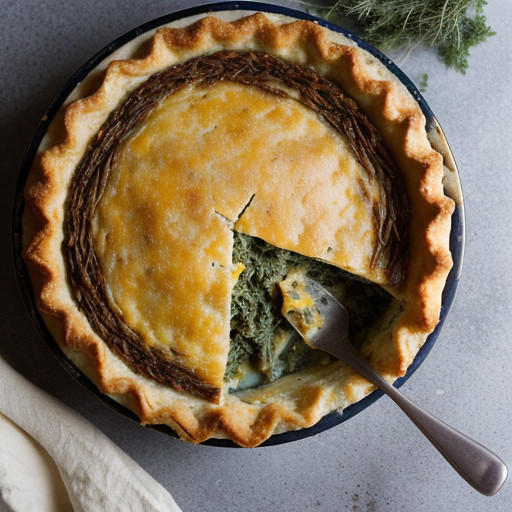 Kale & Leek Pie recipe image