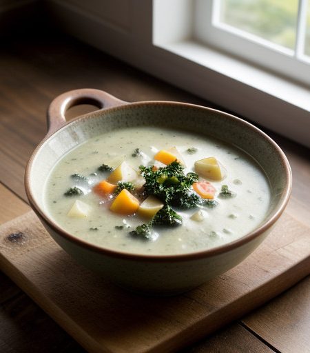 Kale & Potato Soup recipe image