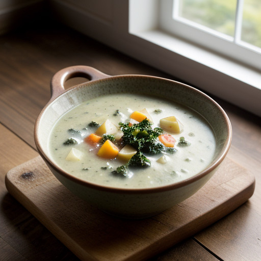 Kale & Potato Soup recipe image