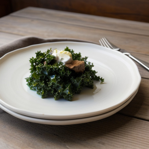 Kale With Cream recipe image