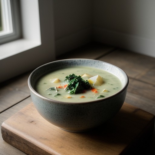 Kale and Potato Soup recipe image