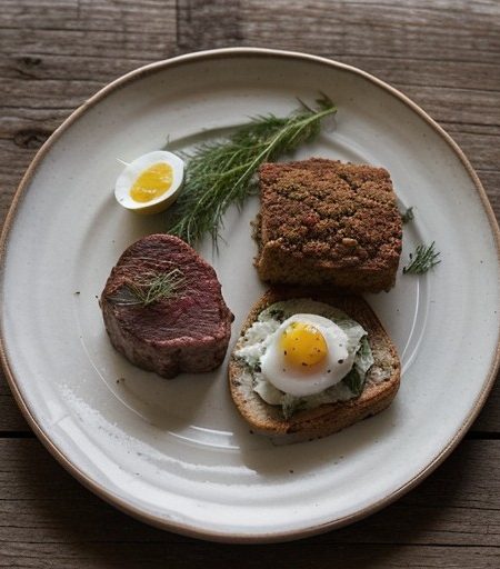 Kalsbrust Mit Krauterfullung (Veal Breast / Herb Stuffing recipe image