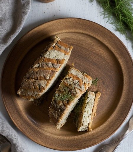 Kalsbrust Mit Krauterfullung (Veal Breast / Herb Stuffing recipe image
