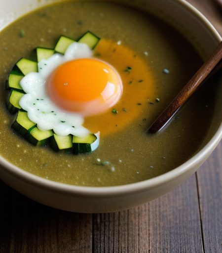 Kang Cheud Tang-Ran Sodsai - Stuffed Zucchini Soup. recipe image