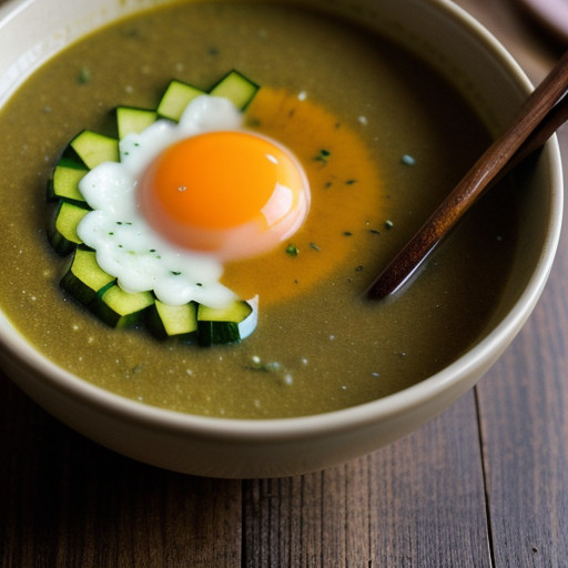 Kang Cheud Tang-Ran Sodsai - Stuffed Zucchini Soup. recipe image