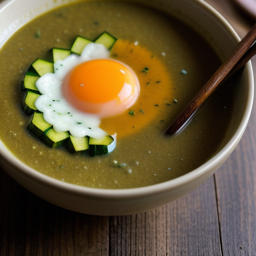 Kang Cheud Tang-Ran Sodsai - Stuffed Zucchini Soup. recipe image