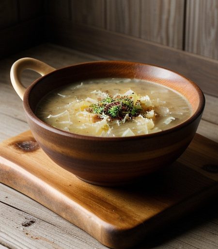 Kapusniak -- Polish Sauerkraut Soup recipe image