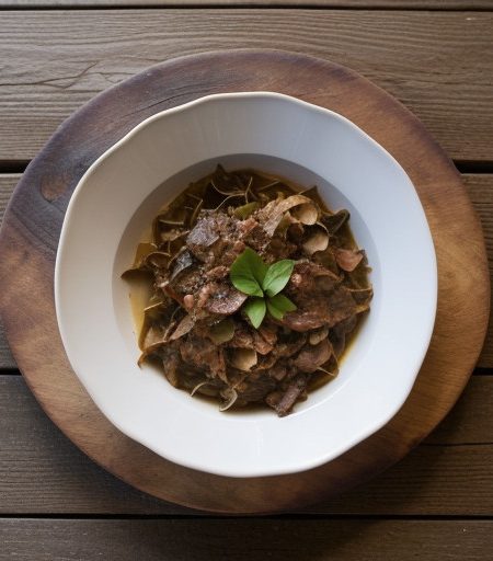 Kapusta Kiszona Z Grzybami (Stewed Sauerkraut recipe image
