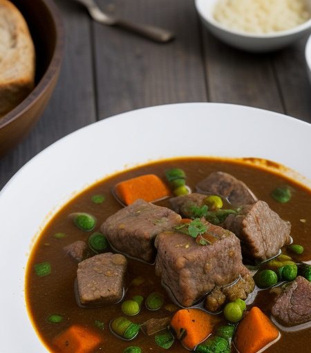 Kari-Kare (Meat & Vegetable Stew in Peanut recipe image