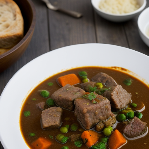 Kari-Kare (Meat & Vegetable Stew in Peanut recipe image