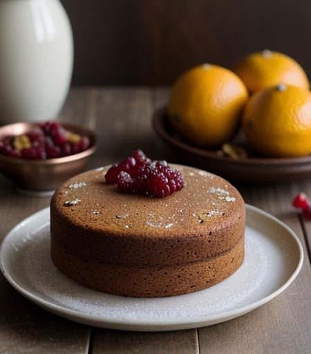 Karithopita Spiced Walnut Cake recipe image