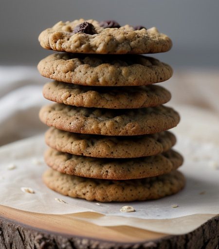 Karo Fat-Free Oatmeal Raisin Cookies Low-Fat recipe image