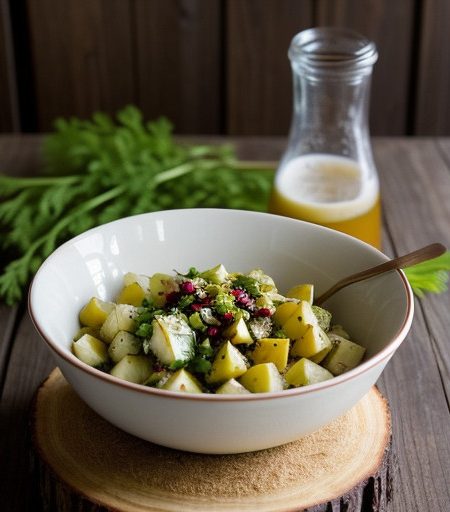 Kartoffelsalat Mit Biermarinade (Potato Salad/Beer Dressing recipe image