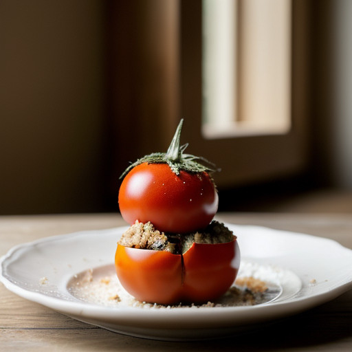 Kasha Stuffed Tomatoes recipe image