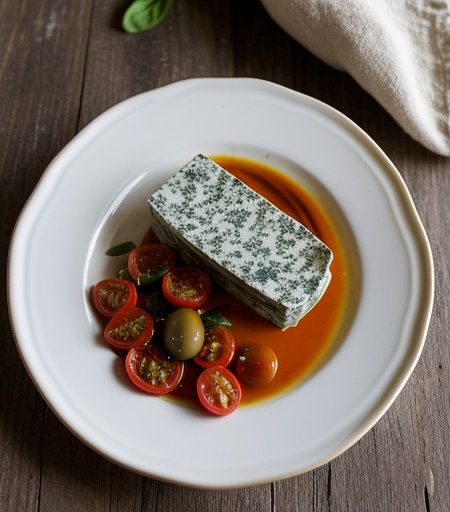 Kasseri, Tomato and Basil Cresents (Kasseropi recipe image