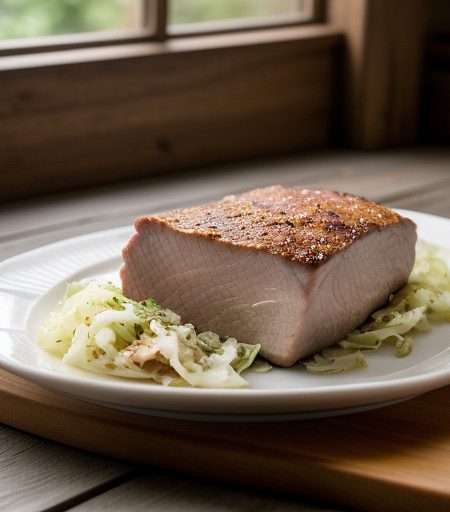 Kassler Ripschen & Sauerkraut recipe image