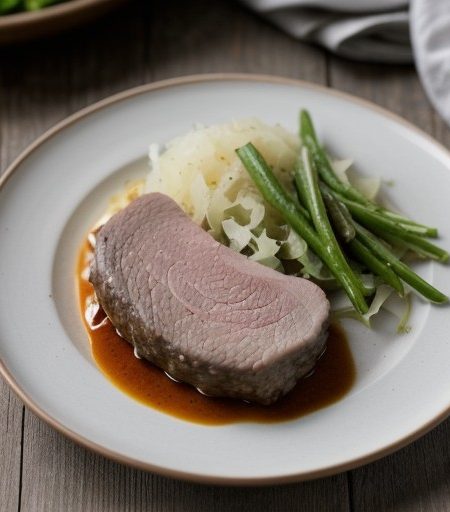 Kassler Ripschen and Sauerkraut recipe image