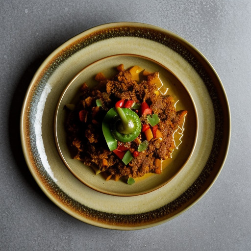 Keema Pimento (Beef With Green Pepper recipe image