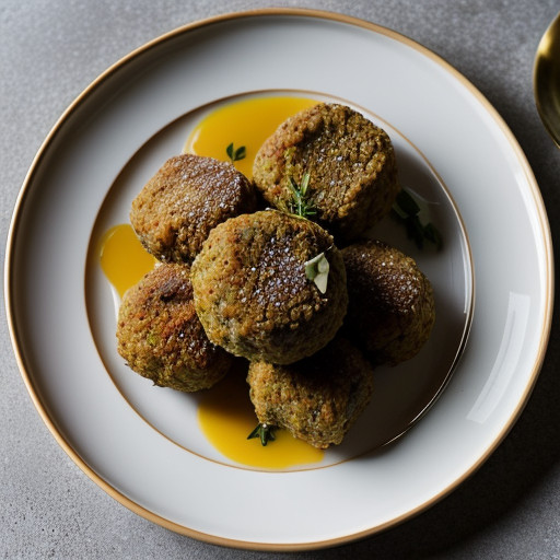 Keftedes Tiganites (Fried Greek "Meatballs" recipe image