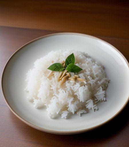 Khao Suay (Steamed Jasmine Rice recipe image