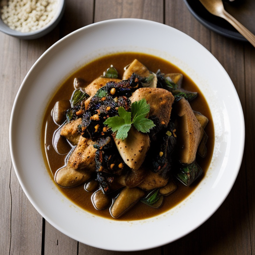 Khoresh-E Morgh-O Alu (Chicken & Prune Stew recipe image