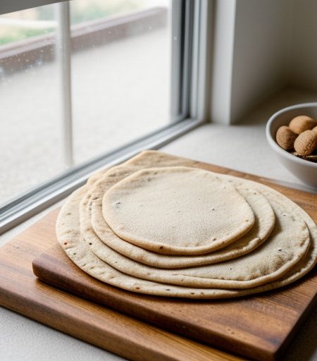 Khoubiz (Lebanese Flat Bread recipe image