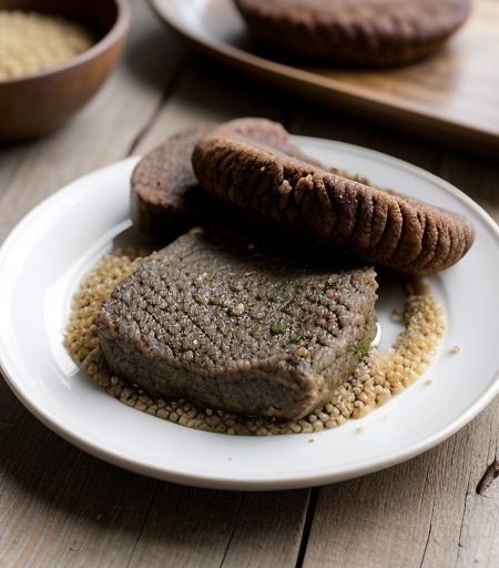 Kibbeh Bissanieh (Baked Lamb & Wheat recipe image