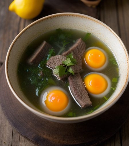 Kicseu Marhagombocleves (Beef Dumpling Soup A recipe image
