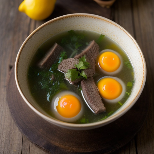Kicseu Marhagombocleves (Beef Dumpling Soup A recipe image