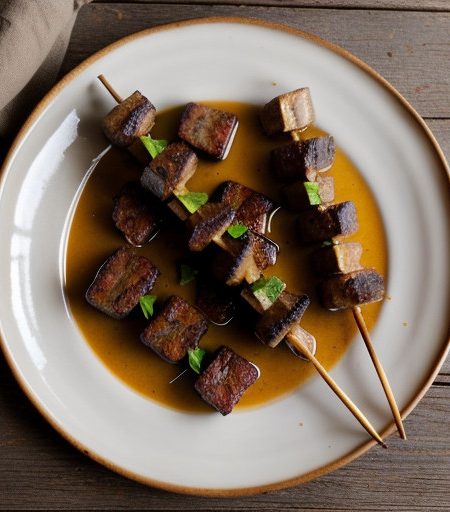 Kidney~ Liver & Pancetta Brochettes recipe image