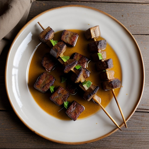 Kidney~ Liver & Pancetta Brochettes recipe image