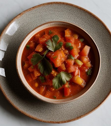 Kimberley Hefner's Chilled Tomato Salsa W/Ang recipe image