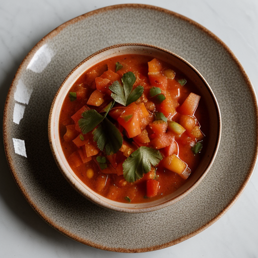 Kimberley Hefner's Chilled Tomato Salsa W/Ang recipe image