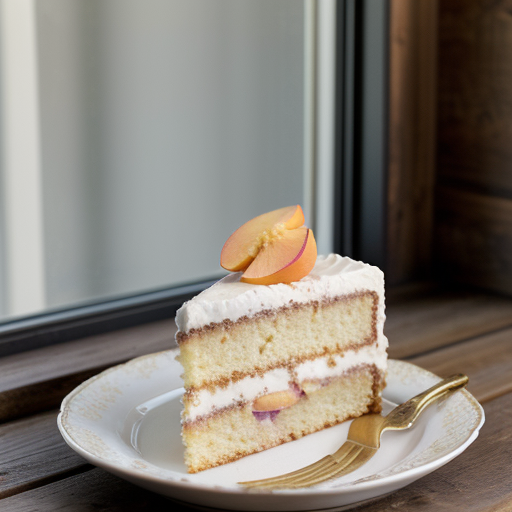 Kimberly's Cafe's Peach Delight Cake recipe image