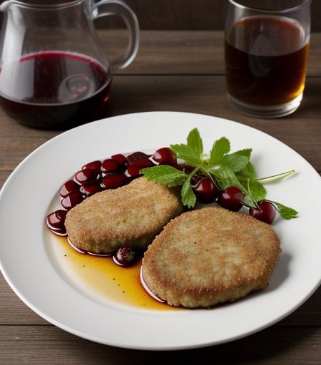 Kirsch-Schnitzel (Veal Cutlets With Cherry Sau recipe image
